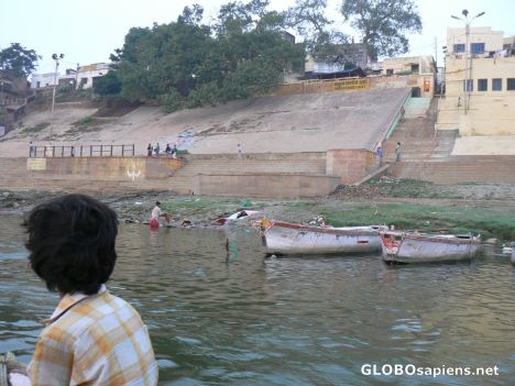 Postcard Watching life on the Ganga