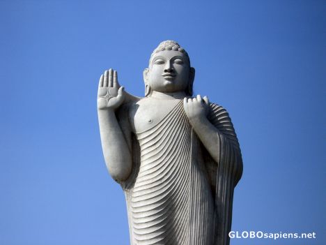 Postcard Buddha monolith