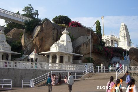 Postcard Birla temple - hyderabad