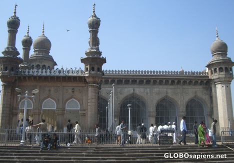 Postcard Mecca masjid - Hyderabad India