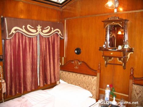 Postcard Palace on wheels Train Room