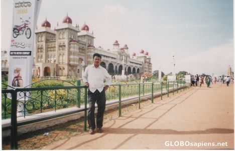 Postcard mysore granduer