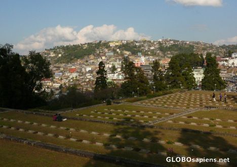 Postcard Kohima (Nagaland)War Cemetery