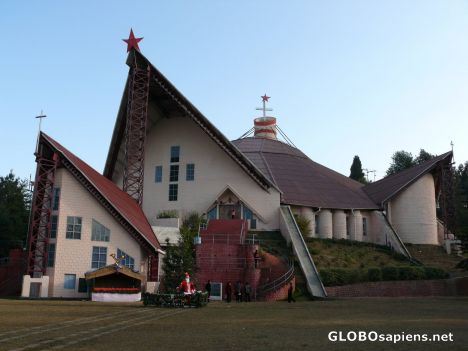 Postcard Cathedral Church at Kohima, Nagaland