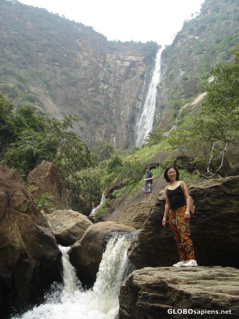 Postcard Thalaiyar Falls, Tamil Nadu. India