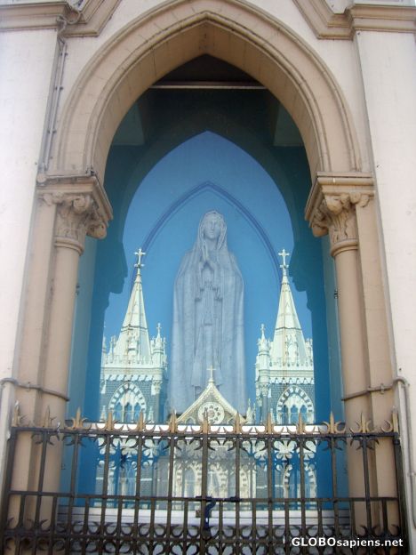 Postcard Mount Mary's church