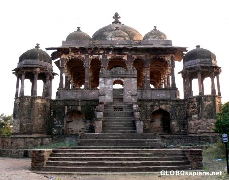 Postcard Pillars Chhatri
