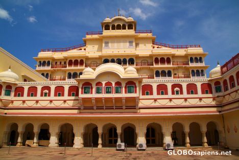 Postcard Jaipur - City Palace - inner palace