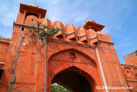 Postcard Jaipur - city gate