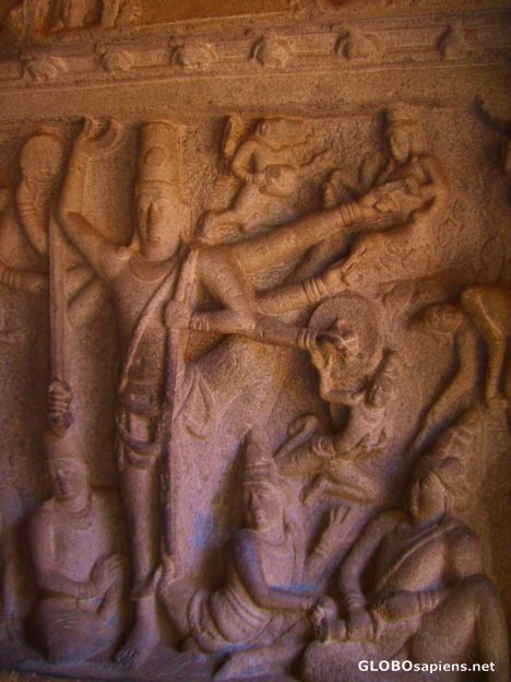 Postcard Mahabalipuram 14 - depicting penence