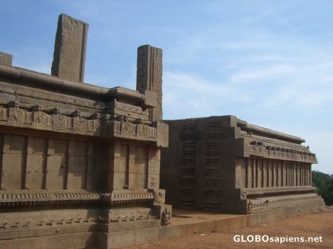 Postcard Mahabalipuram 18 - the biggest temple structure