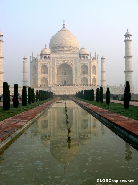 Postcard Sunrise at the Taj Mahal