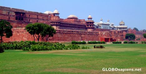 Postcard Agra - Fort