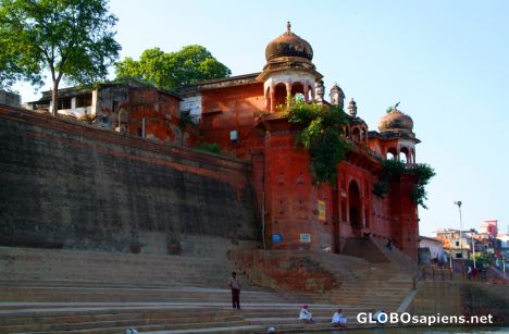 Postcard Varanasi - Red Palace