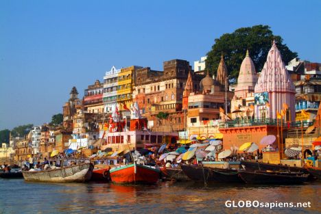 Postcard Varanasi - morning on the river