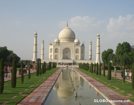 Postcard Taj Mahal - 1