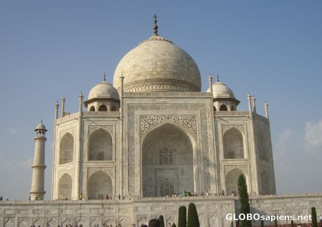 Postcard Taj Mahal - 3