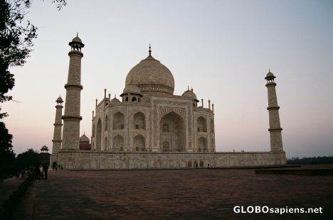 Postcard Taj Different Angle