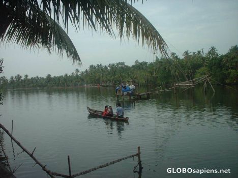 Postcard Kerala backwaters