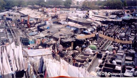 Postcard mumbai dobhi ghats