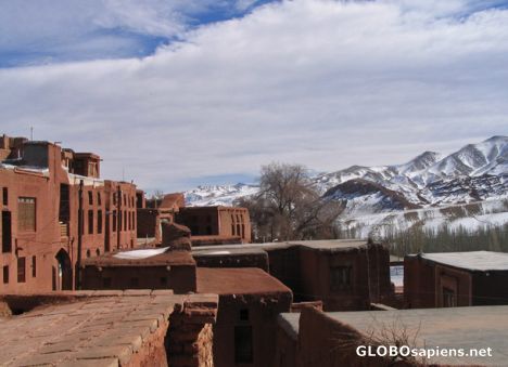 Postcard clay abyaneh