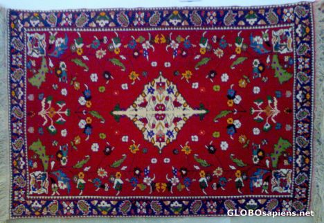 Postcard The persian carpet