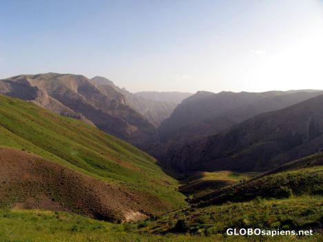 Postcard mountains around gahar