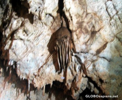 Postcard jellyfish stelagmit in sahoolan cave