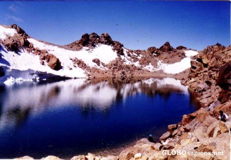 Postcard lake sabalan