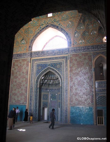Postcard inside jame mosque