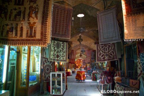 Postcard Esfahan, Naghsh-e Jahan Square Bazaar