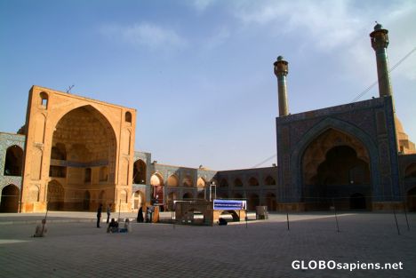 Postcard Esfahan, Jameh Mosque Two Iwans