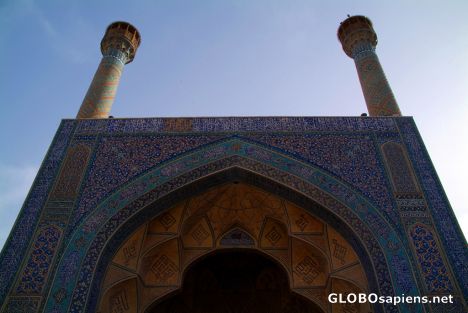 Postcard Esfahan, Jameh Mosque Portal Detail