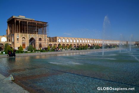 Postcard Esfahan, Ali Qapu