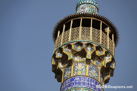 Postcard Minaret of masjed-e- emam