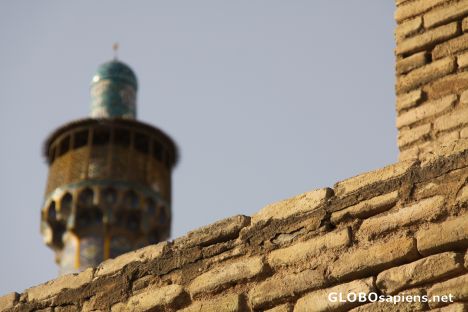 Postcard Minaret of Masjed-e- Emam