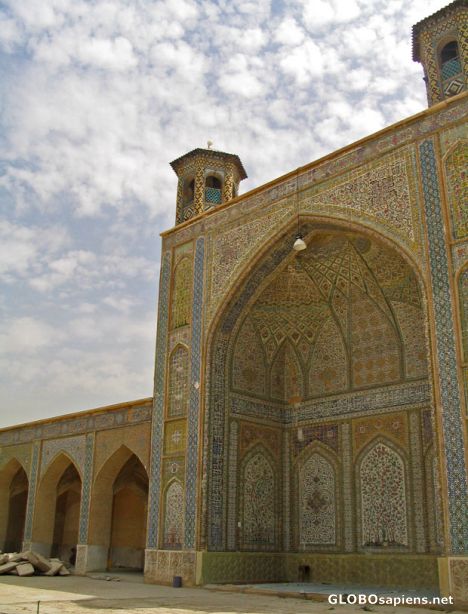 Postcard karim khani mosque