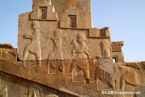 Postcard Persepolis - Palace Decorations