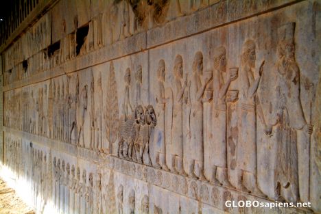 Postcard Persepolis - Palace Stairway
