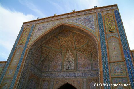 Postcard Shiraz - Regent's Mosque Inside Iwan