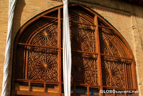 Postcard Shiraz - Arg, inside window