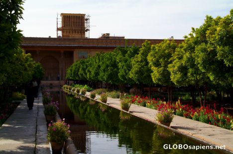 Postcard Shiraz - Arg, inside garden