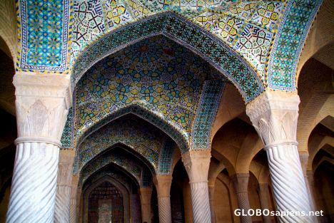 Postcard Shiraz - Regent's Mosque Inner Decorations