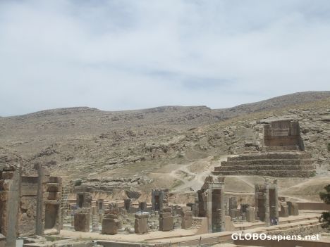 Postcard Construction of Persepolis
