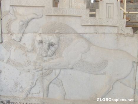 Postcard New year in Persepolis