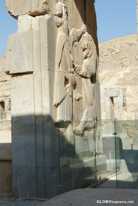 Postcard Persepolis, the showcase of Darius I.