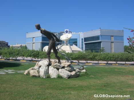 Postcard Monument to the fishermen