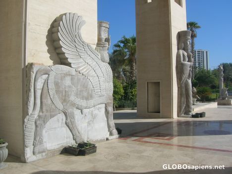Postcard Persepolis motives