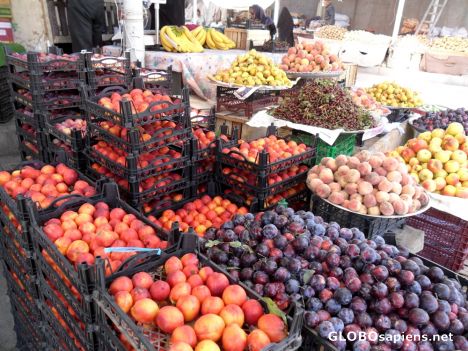 Postcard Neyshabour's fruit bazar