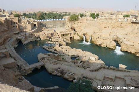 Postcard The Watermills of Shushtar, 1